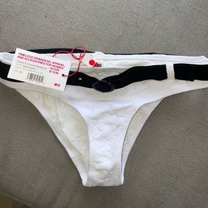 NWT solid and stripes bikini bottoms
